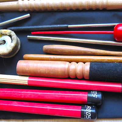 Drum Sticks, Brushes, Mallets, Stick Bag Lot image 2