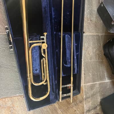 Conn 50H trigger trombone. With case and mouthpiece. USA image 1
