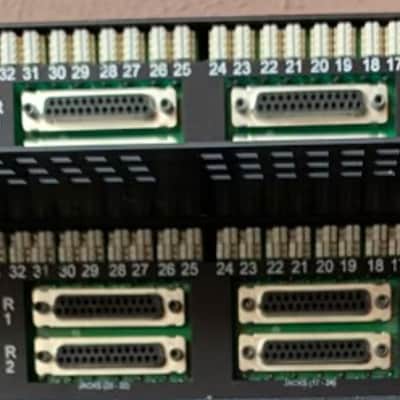 2x Audio Accessories 96 TT Quick-Switch DB25 Patchbay 2010s - Black image 4