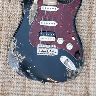 Luxxtone Guitars Choppa S Black Heavy Relic image 5