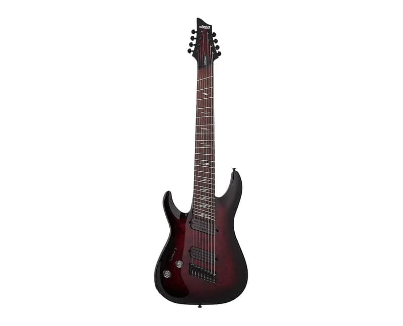 Schecter Omen Elite-8 Multiscale Left-Handed image 1