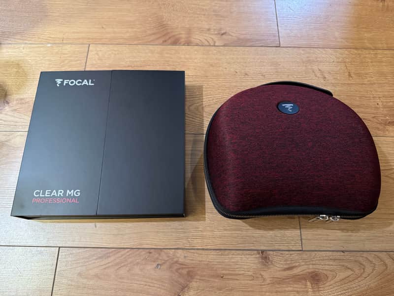 Focal Clear Pro MG Open Back Headphones - 55 Ohms 2021 - Present - Black / Red