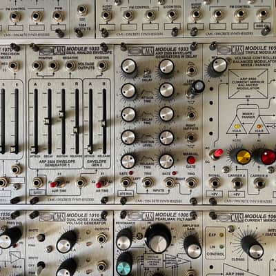 CMS Discrete Synthesizers ARP 2500 Eurorack Modular System with Tini-Jacks 2020 - Gray image 7