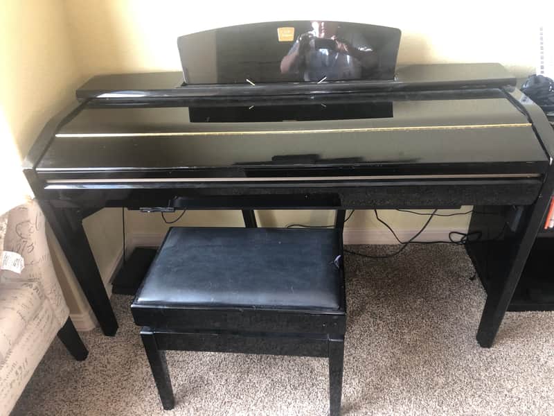 Yamaha Clavinova CVP-509 PE (Polished Ebony) Digital Piano image 1