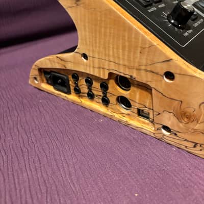Moog Sub Phatty & Little Phatty、 Stag2 replacement side panels. " Aqua Timber Japanese Horse Chestnut A4 " Oil Gel Glossy finish. image 6