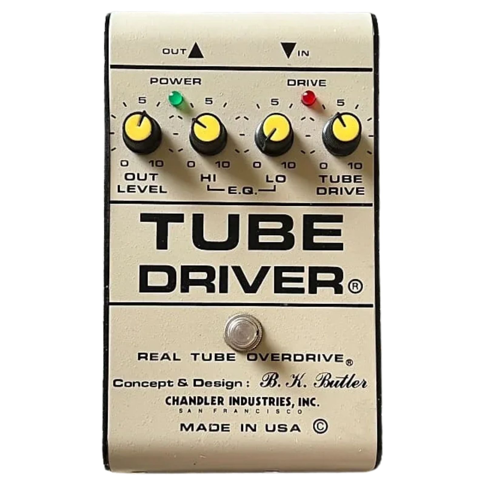ギター Chandler Tube D BK Butler 4 Knob BK Butler Tube Driver (4-Knob) 1985 - 1987 | Reverb