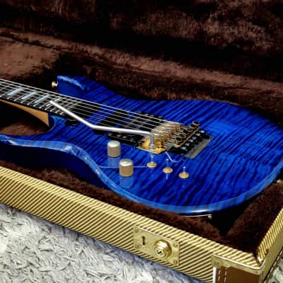 Carvin DC300 Reverse headstock 1990 - Sapphire blues LEFTY SUPER RARE DC300 image 5
