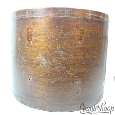 *Leedy&Ludwig12x15" Snare/Floor Tom Drum Shell 3Ply Natural African Mahogany 50s image 6