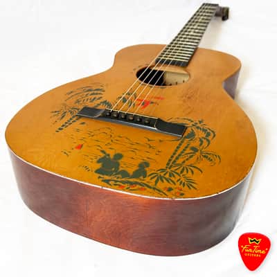 1930s Supertone No. 13411 “Palm Beach” Hawaiian Stencil Guitar – “Palmer” image 4