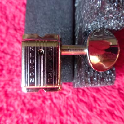 Kluson Supreme Vintage Style 6 Inline (KTS9105MN) 18:1, Nickel. Free Shipping. image 9