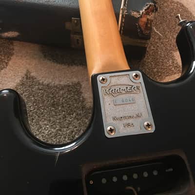 SUPER RARE, AUTHENTIC, VINTAGE 1980's Kramer American Baretta w/ ORIGINAL HARD SHELL CASE image 10