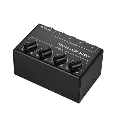 CX400 Mini Stereo Audio Mixer 4 Channel Passive Mixer 1 Input 4 Output Splitter image 1