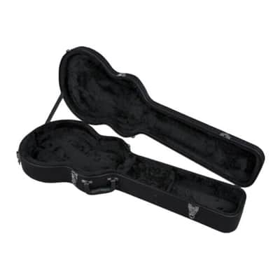 Gretsch G2655T Streamliner Center Block Jr. Durable, Secure, Black Plush Interior Case with Chrome Latches for Transportation and Storage (Black) image 6