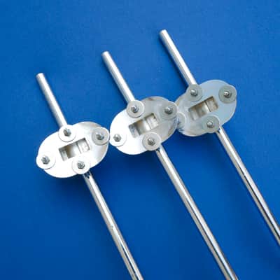 Rogers Memrilock Floor Tom Legs + Brackets Set Of 3 Big R XP8 image 7