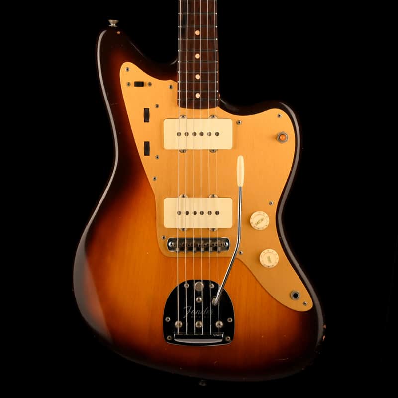 Vintage '59 Fender Jazzmaster 3-Tone Sunburst with OHSC - Danny Amis Los Straitjackets image 1