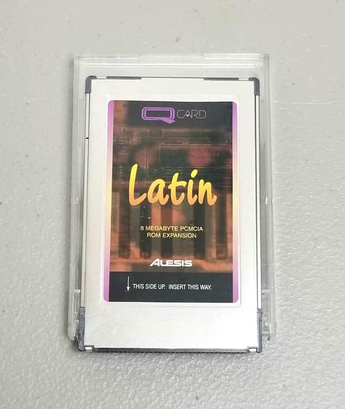 Alesis LATIN Q Card for Quadrasynth/QS/QSR Keyboard/Module series - (fair offer??) image 1