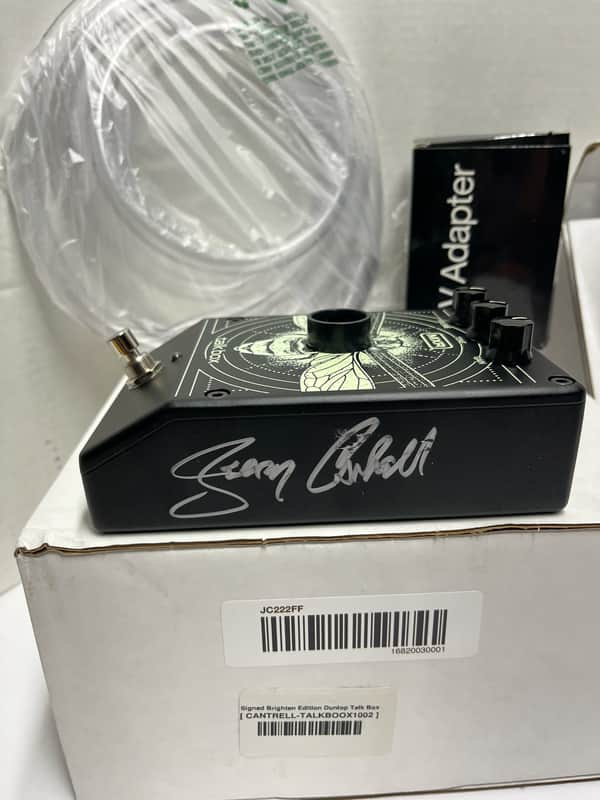 JERRY CANTRELL Alice in Chains Signed Brighten Edition Dunlop Talk Box Firefly Official Webstore Signature Limited quantity edition solo album hand-signed version official merch drop memorabilia collector item JC222FF Guitar Effect Talkbox Jim Dunlop Box image 1
