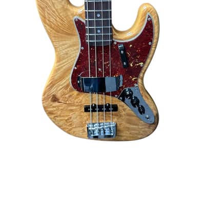 Fender Custom Shop NOS Artisan Jazz Bass, Flame Maple Burl/Rosewood 9.4 LBS *IN STOCK* image 4