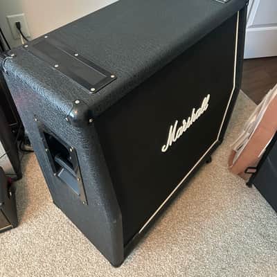 Marshall 1960A Lead 300-Watt 4x12" Angled Guitar Speaker Cabinet 1998 - Present - Black image 3