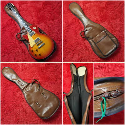 Super Rare Aria Pro II LS-1500VD Leopard Model 1981 - Left-Handed - Cherry Sunburst Lacquer Finish - Les Paul Standard - Flame Top - Original Covered DiMarzio PAF's - Made In Japan - MIJ image 25