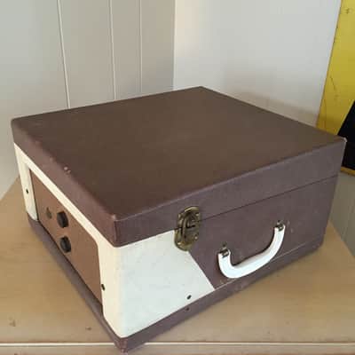 Vintage Symphonic Portable Suitcase 4 Speed Automatic Tube Turntable Record Player *Works Great! image 3