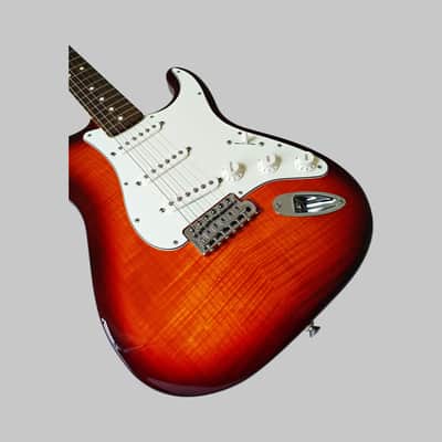 Fender Standard Stratocaster Plus Top with Rosewood Fretboard - 2014 - Tobacco Sunburst image 8