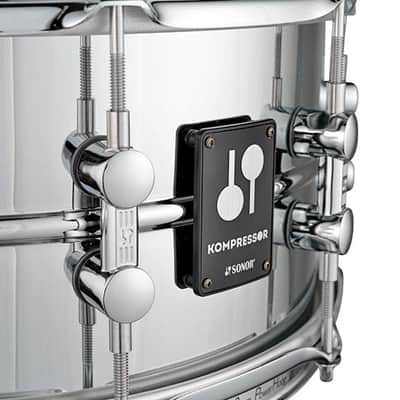 Sonor Kompressor 14" x 5.75" Steel Snare Drum image 5