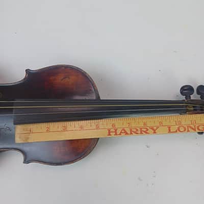 Paris fe, 70 1870 label Violin 4/4 +Repaired 1950 Donovan Gorman Port Huron,MI image 15