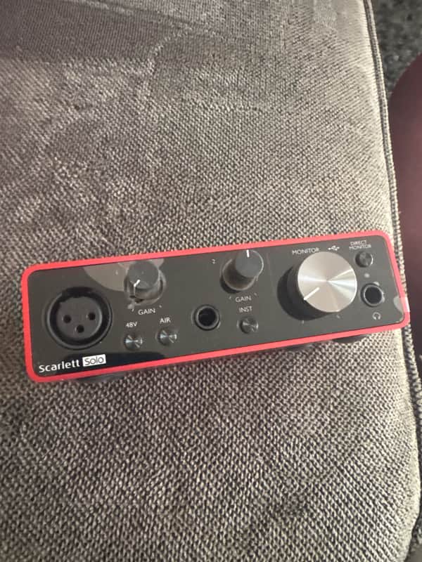 Focusrite Scarlett Solo 3rd Gen USB Audio Interface