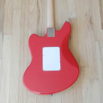 Bilt Relevator USA Made Custom Offset Electric Guitar Fiesta Red Mastery & ohsc image 3