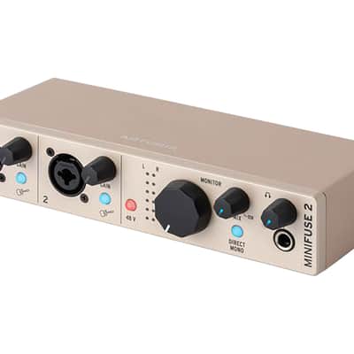 Arturia MiniFuse 2 USB-C Audio Interface (Champagne) image 2