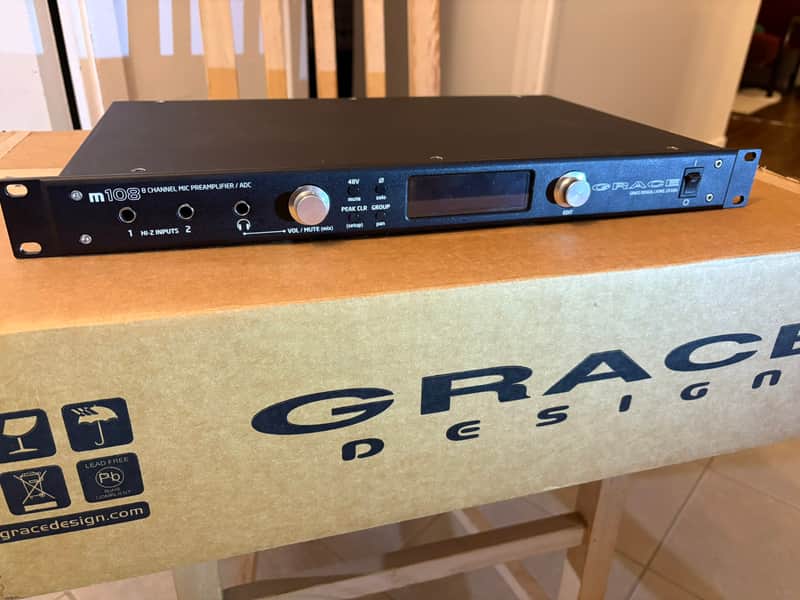 Grace Design m108 8-Channel Microphone Preamp with DANTE option image 1