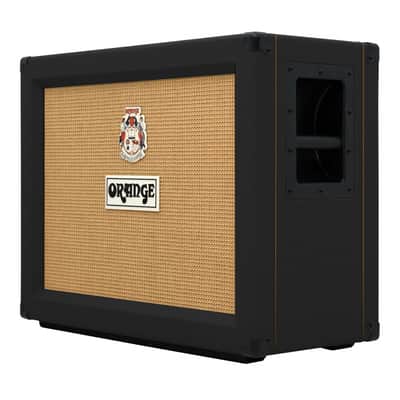 Orange 2x12 Open Back Speaker Cabinet, PPC212OB - Black image 2
