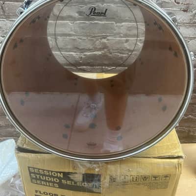 Pearl Session Studio Select 16"x16" Floor Tom W/ Super Hoop - Black Mirror Chrome image 16