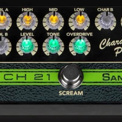 Tech 21 SansAmp Character Plus Series Screaming Blonde Electric Guitar Effect Pedal image 1