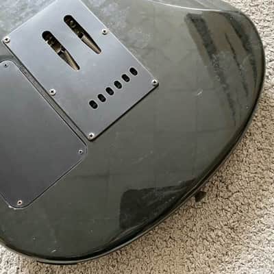 J&D Black Electric Guitar, Solid Mahogany Body, Maple Neck, 24 Frets Rosewood Fingerboard image 15