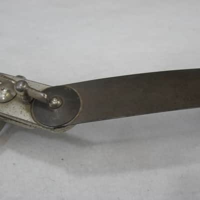Leedy Hoop Mount Bass Drum Paddle Muffler (TDG-U-12313) 40's/50's - Nickel Plated image 9