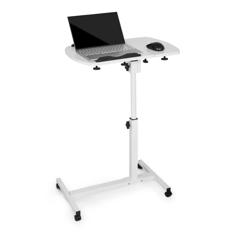 Rolling Adjustable Laptop Desk – Mobile DJ & Music Production Workstation imagen 1
