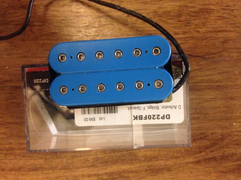 DiMarzio D Activator Bridge F Spaced Custom Blue image 1