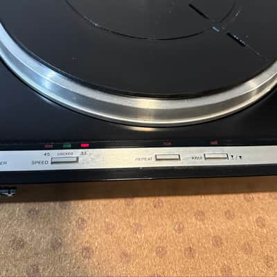Sony PS X55s Vintage Stereo Black  Turntable 800114 Made In Japan Platter toneArm image 3