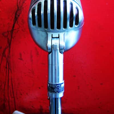 Vintage 1940's Shure 55S Unidyne dynamic cardioid Microphone multi Z w cable & case 55S 55SW 556S 556 image 13