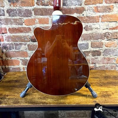 Economy Acoustic Electric 4-String Bass (2010s - Blue) image 4