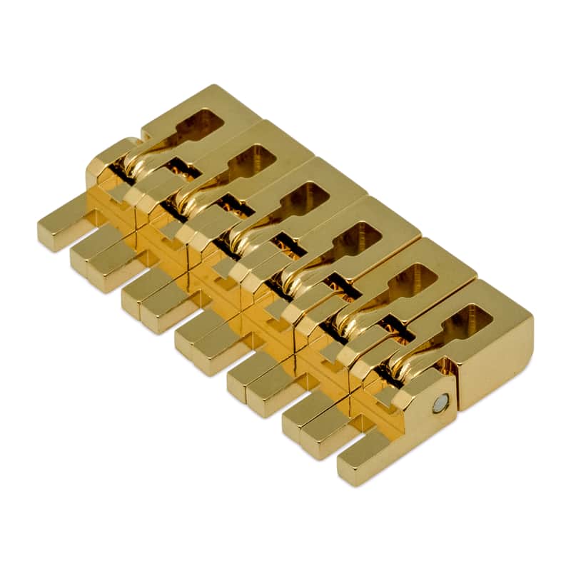 Authentic Floyd Rose Original Saddle Set (6) - Gold image 1
