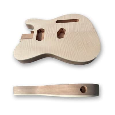Guitar Body Mahogany Maple TELE Style DIY Electric Guitar Body Replacement image 3