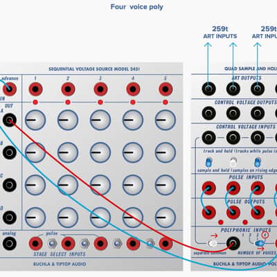 Buchla Tiptiop 264t QUAD Sample & Hold (BPNYC) image 4