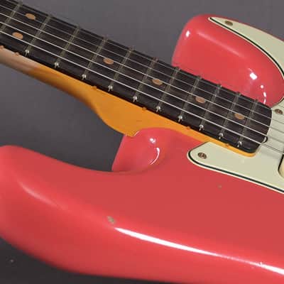 Fender Custom Shop Stratocaster 1962 Journeyman Relic HSS Fiesta Red image 4