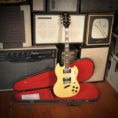 Guild S-100 Polara White 1977 image 8