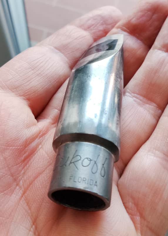 Soprano saxophone mouthpiece Dukoff Miami Florida D7* silverlite, vintage Kenny G sound! image 1