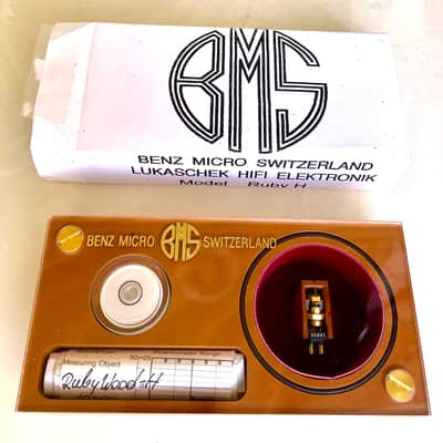 Benz Micro Ruby H MC Cartridge, Bruyère wood Body, Ruby jewel plate coil, line-contact diamond on Boron Cantilever image 1