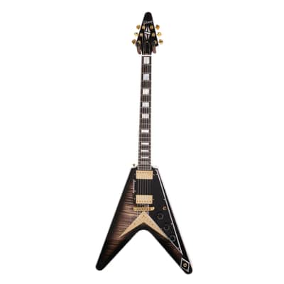Gibson Custom Shop Flying V Custom Figured Top VOS Cobra Burst image 3